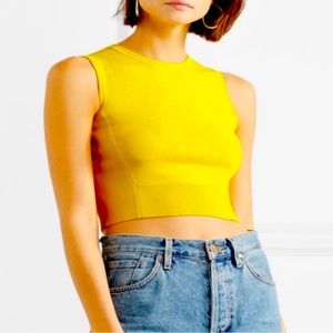 Rag and Bone yellow Raylee top Size S/P new without tags
